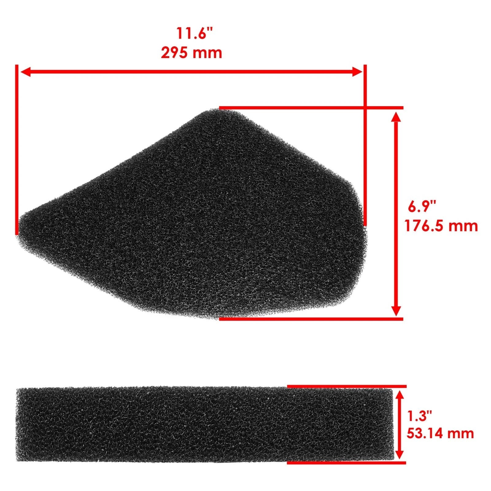 Caltric Foam Air Filter Element For Ski-Doo 415129377 2009-2016