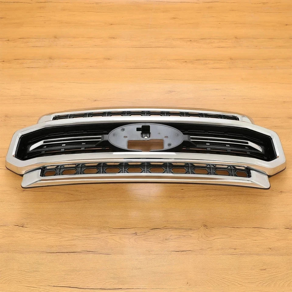 For Ford F-250 F-350 Super Duty 2020 2021 2022 Chrome Front Upper Bumper Grille