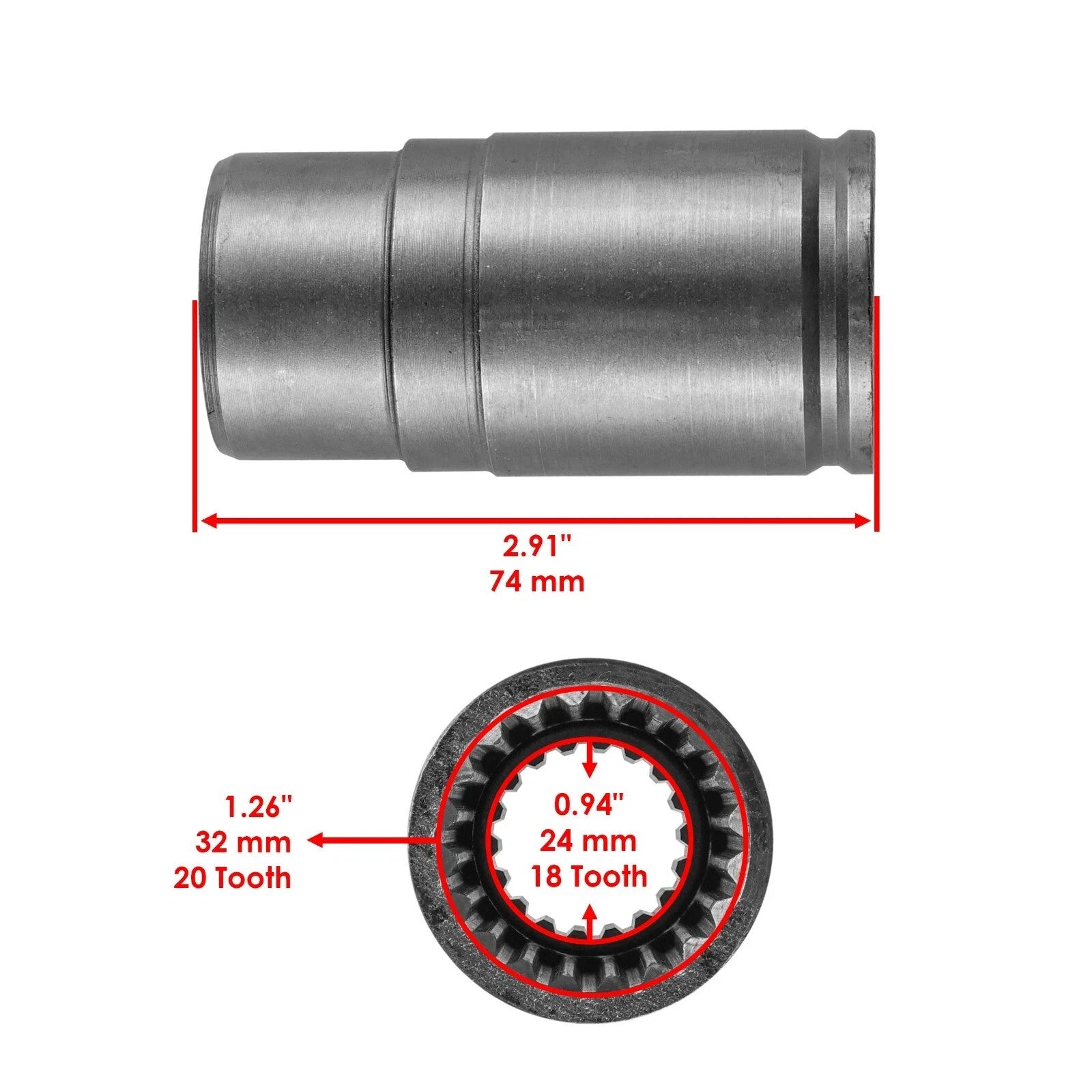 Front Propeller Shaft Coupling Joint For Can-Am Outlander 800/ Max 800 2011-2015