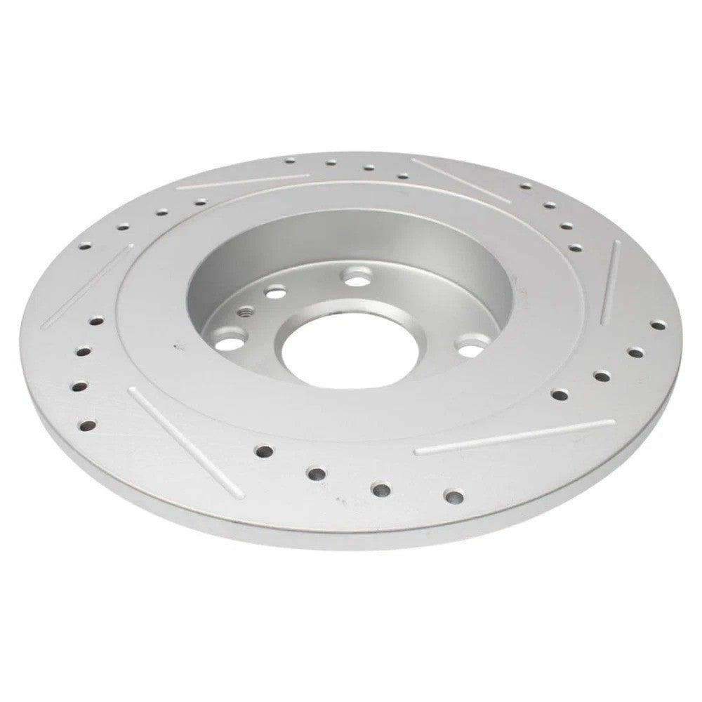 Rear Performance Drilled Slotted G-Coated Rotor Pair for Mazda Ford