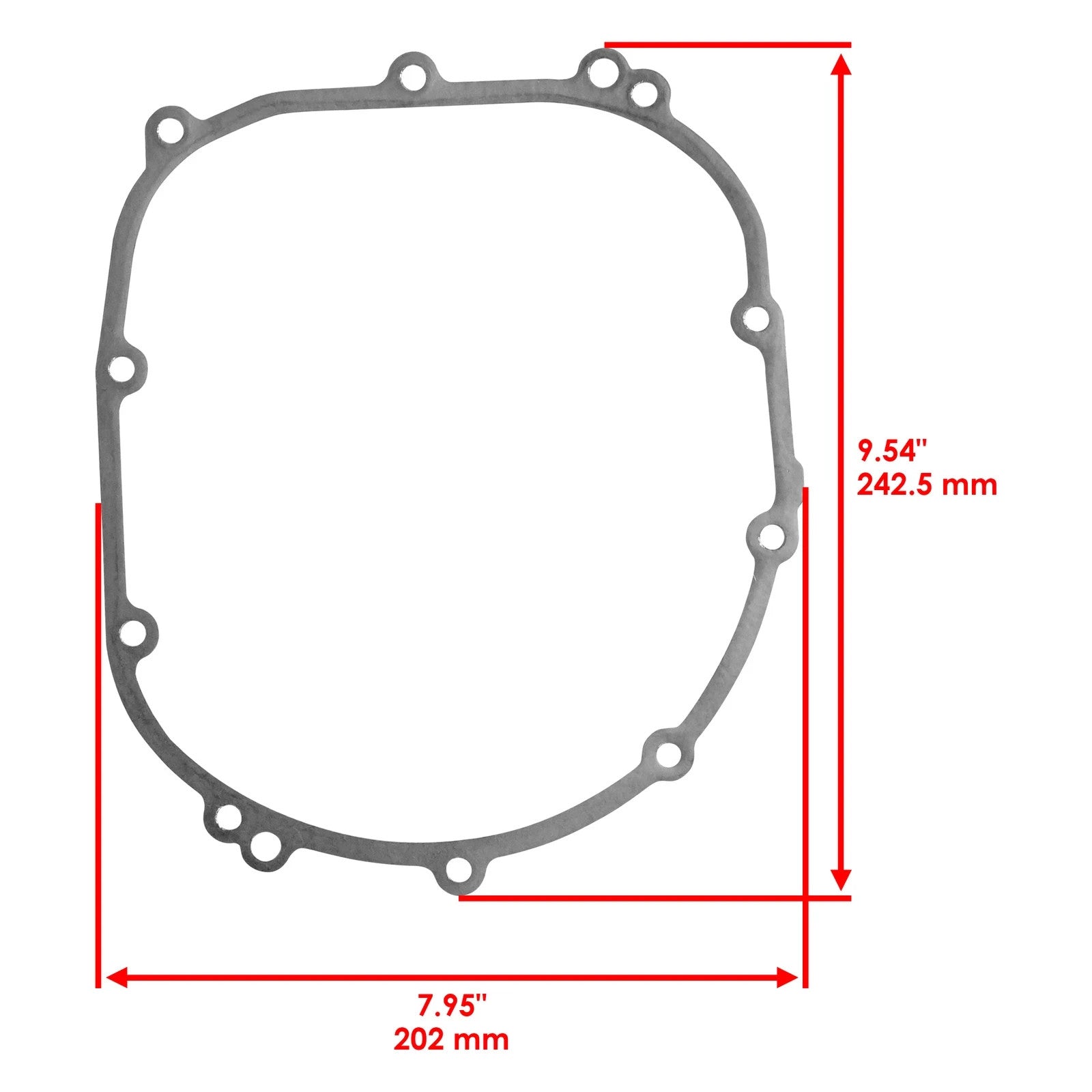 Clutch Cover Gasket for Kawasaki Z1000 ZR1000 2003-2008