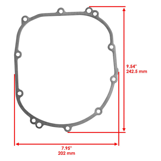Clutch Cover Gasket for Kawasaki Z1000 ZR1000 2003-2008