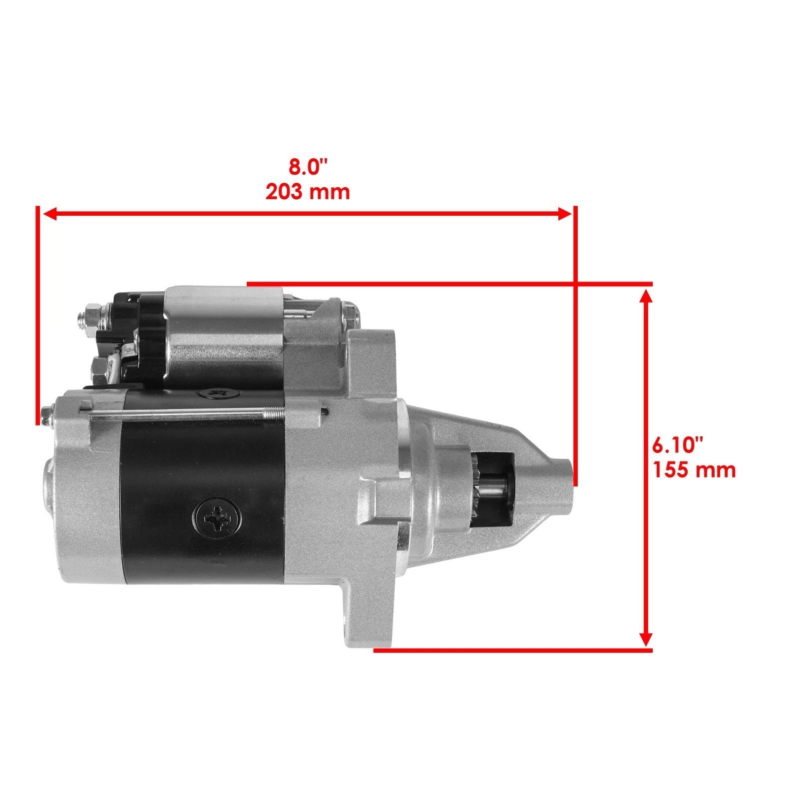 Caltric Starter Motor for Briggs & Stratton 84006533 845761