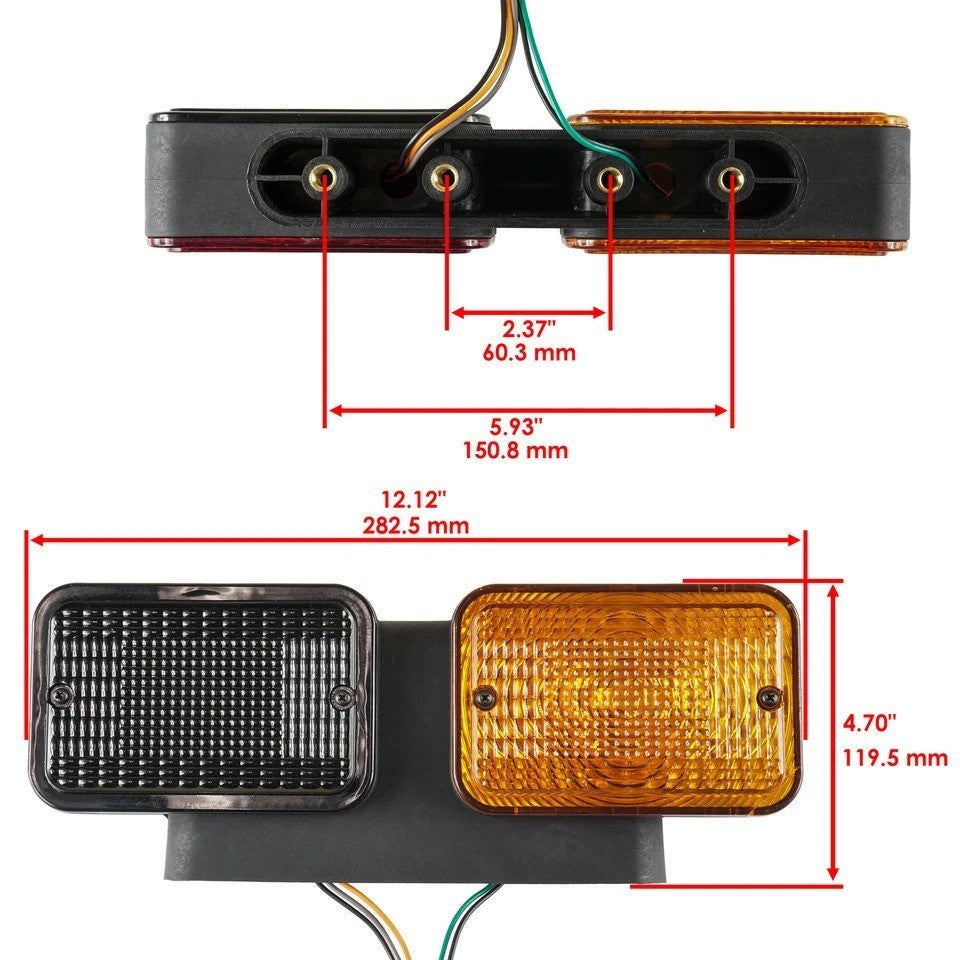 Complete Left Taillight For John Deere 1025R 2025R 2032R 3025D 3025E LVA18272