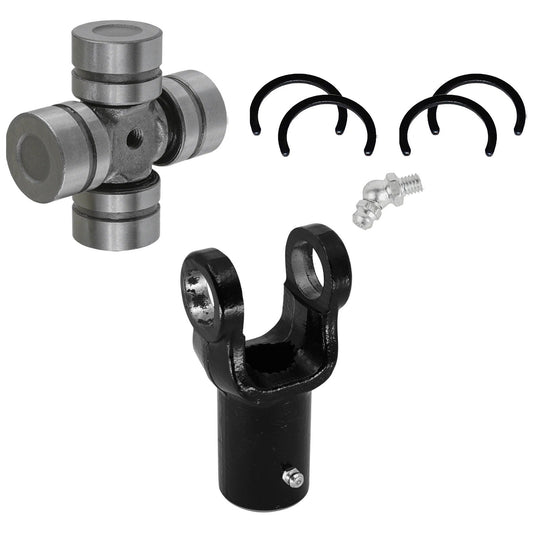 Front Prop Shaft Yoke W/Ujoint Kit For Polaris Ranger XP 900 2013-2016 Rear Yoke