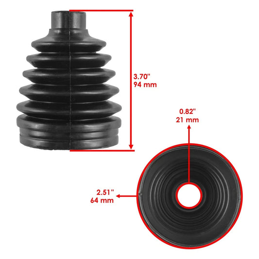 2 Rear Axle Outer Inner CV Boot Kit for Polaris Ranger XP 1000 All Options 2017