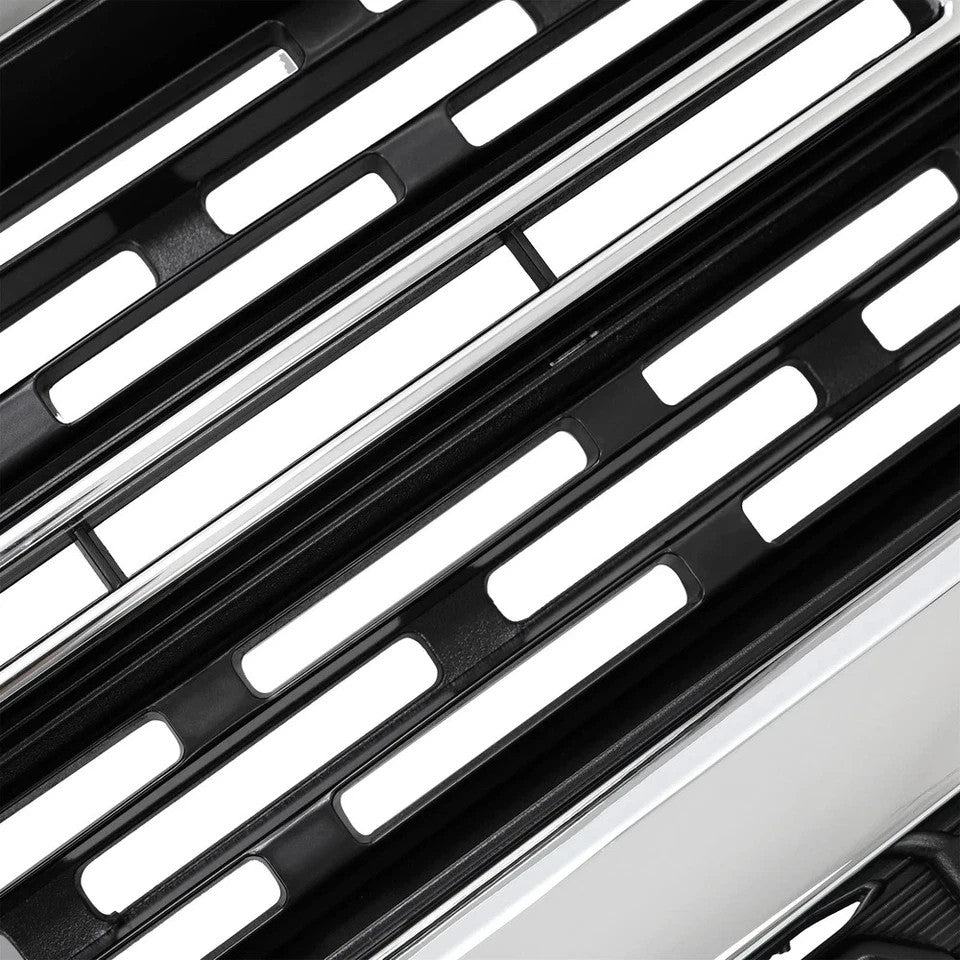 For Ford F-250 F-350 Super Duty 2020 2021 2022 Chrome Front Upper Bumper Grille