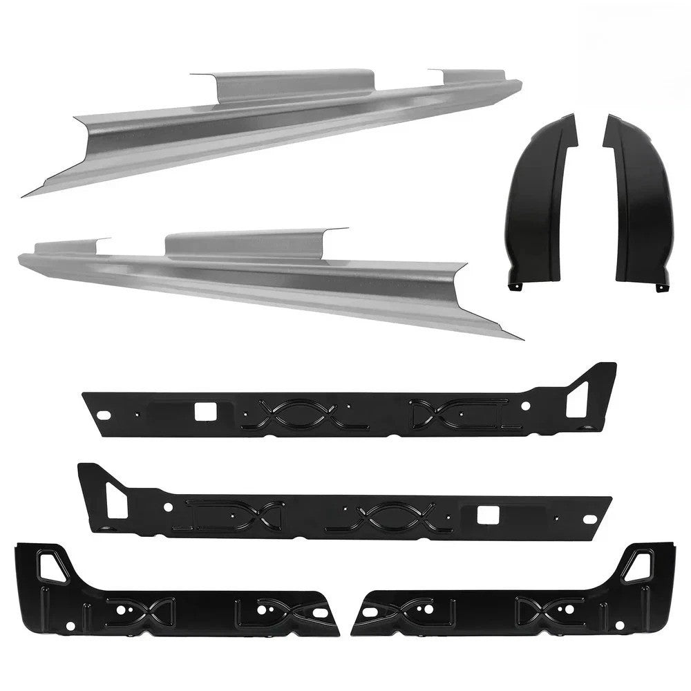 Cab Corners & Inner Outer Rocker Panel For 99-07 Chevy Silverado GMC Sierra Crew