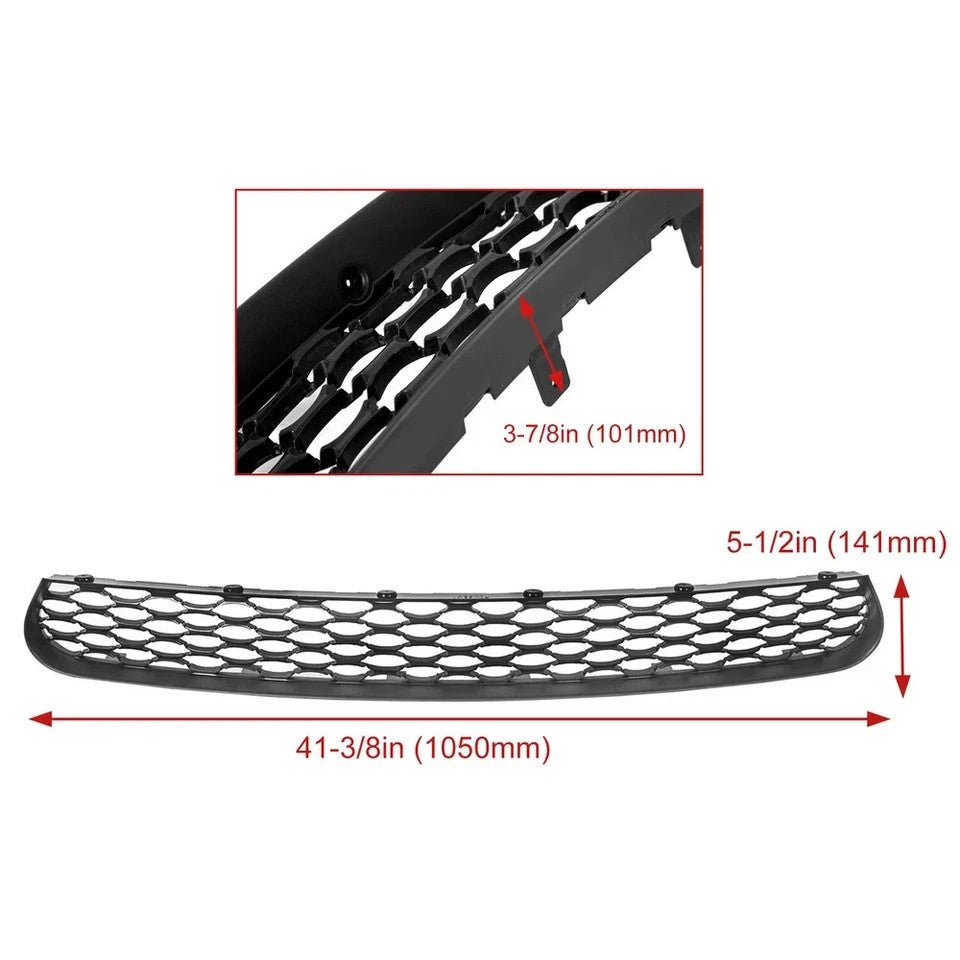 Front Lower Mesh Bumper Grille For 2015-2023 Dodge Charger SRT Scat Pack Style