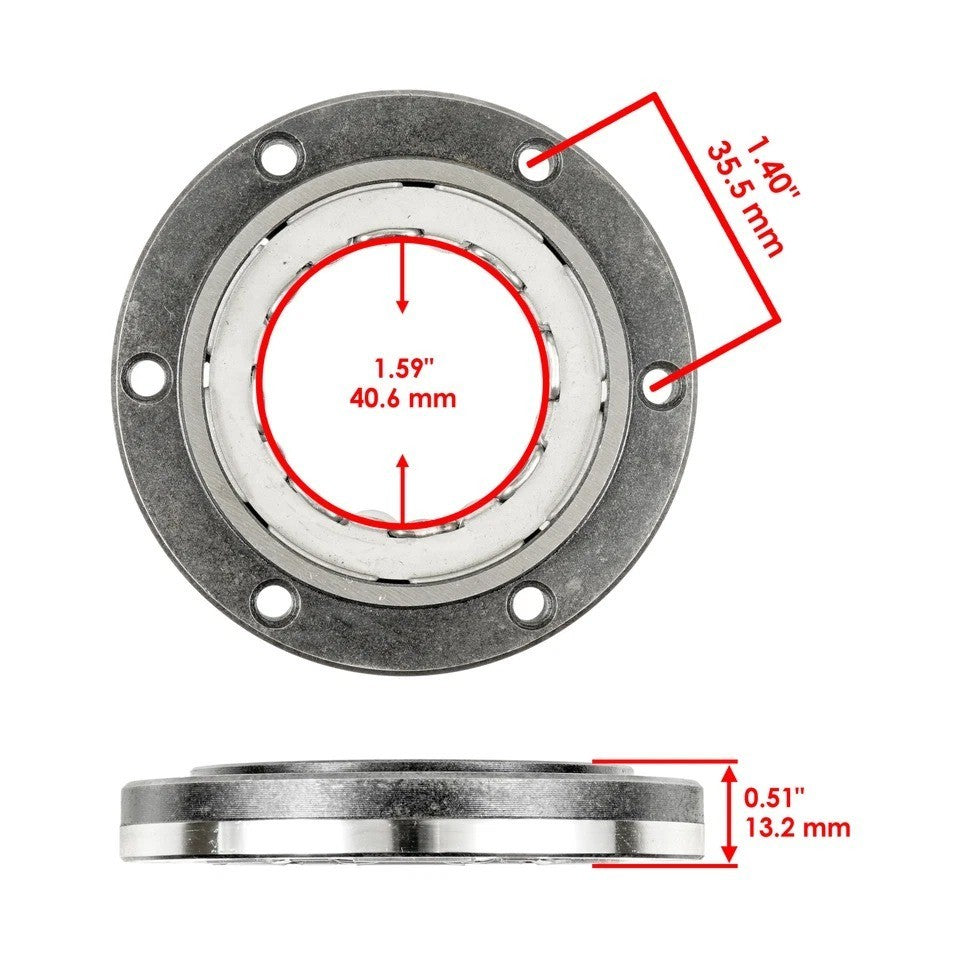 Starter Clutch One Way Bearing Sprag for Yamaha YFZ450R YFZ 450R 2009-2025