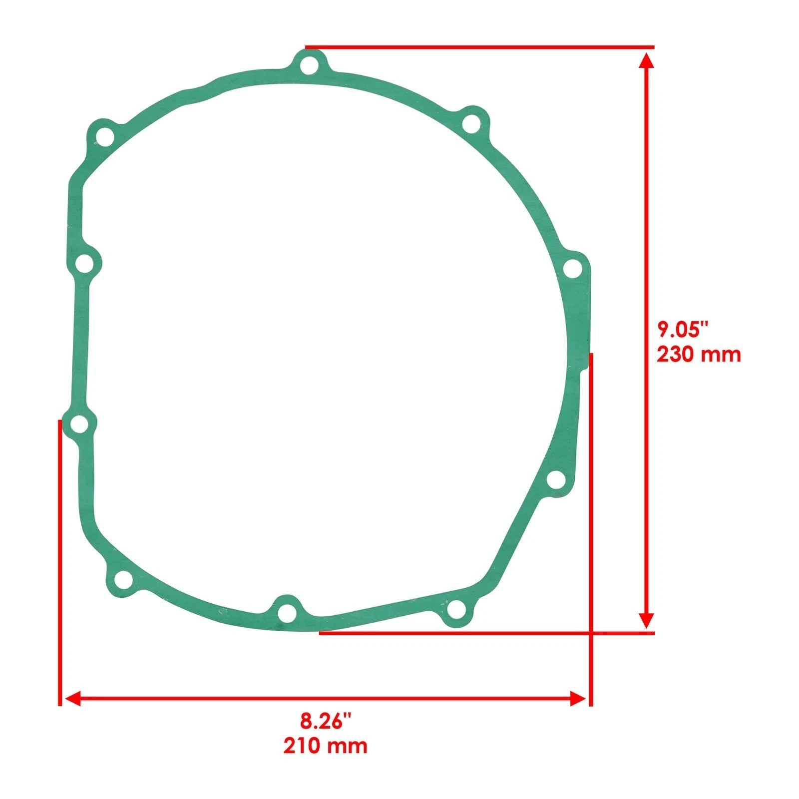 Clutch Cover Gasket for Kawasaki Ninja 750R ZX750F 1987 1988 1989 1990