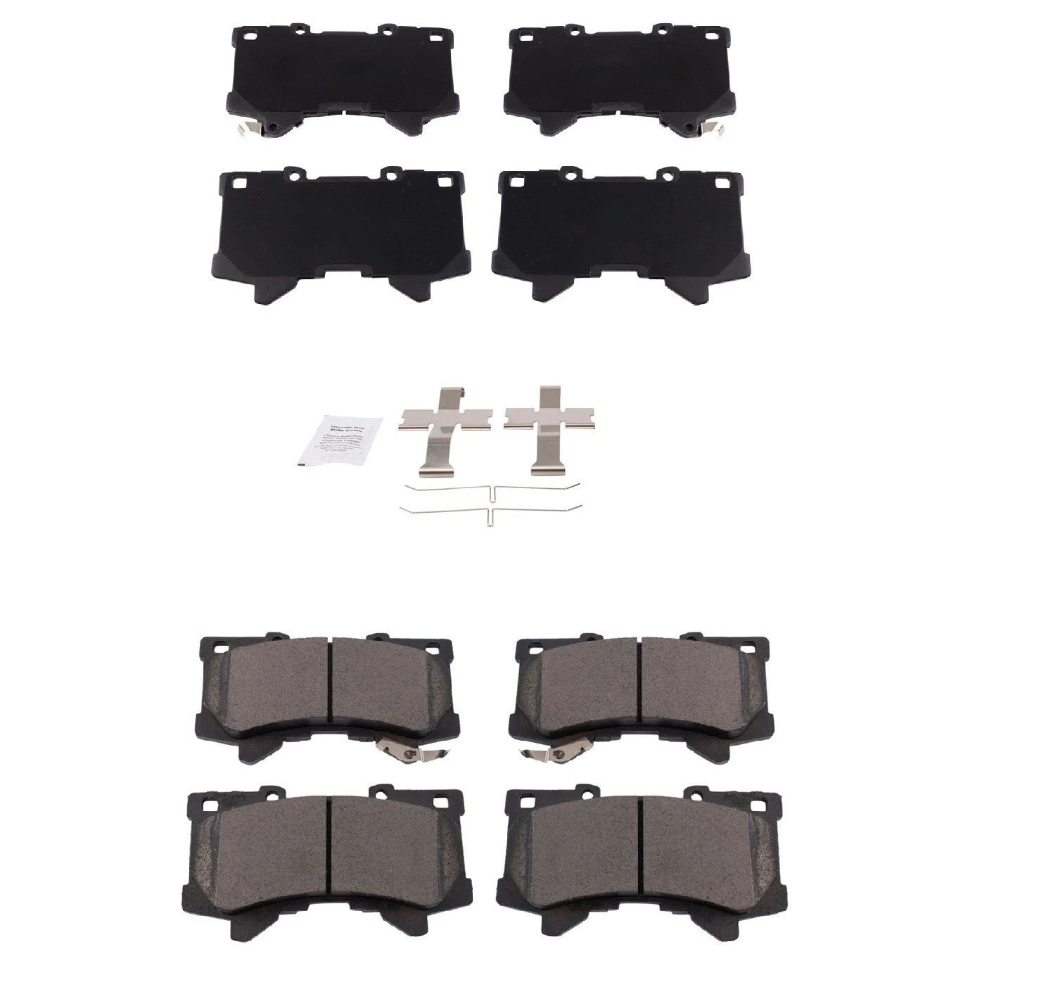 Front Brake Pads Ceramic For 2023 Toyota Sequoia 2022-2023 Tundra