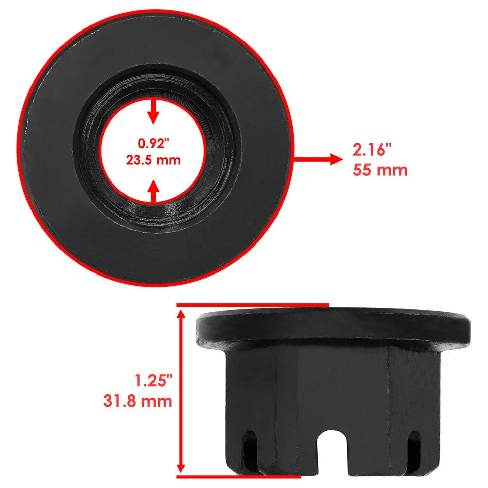 Gearbox Castle Nut for King Kutter Rotary Cutter L40 L48 L60 L72 P48 P60 P72 L84