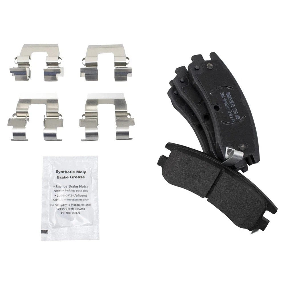 Rear Brake Pad & Rotor Kit Posi Metallic for Buick Chevy Olds Pontiac
