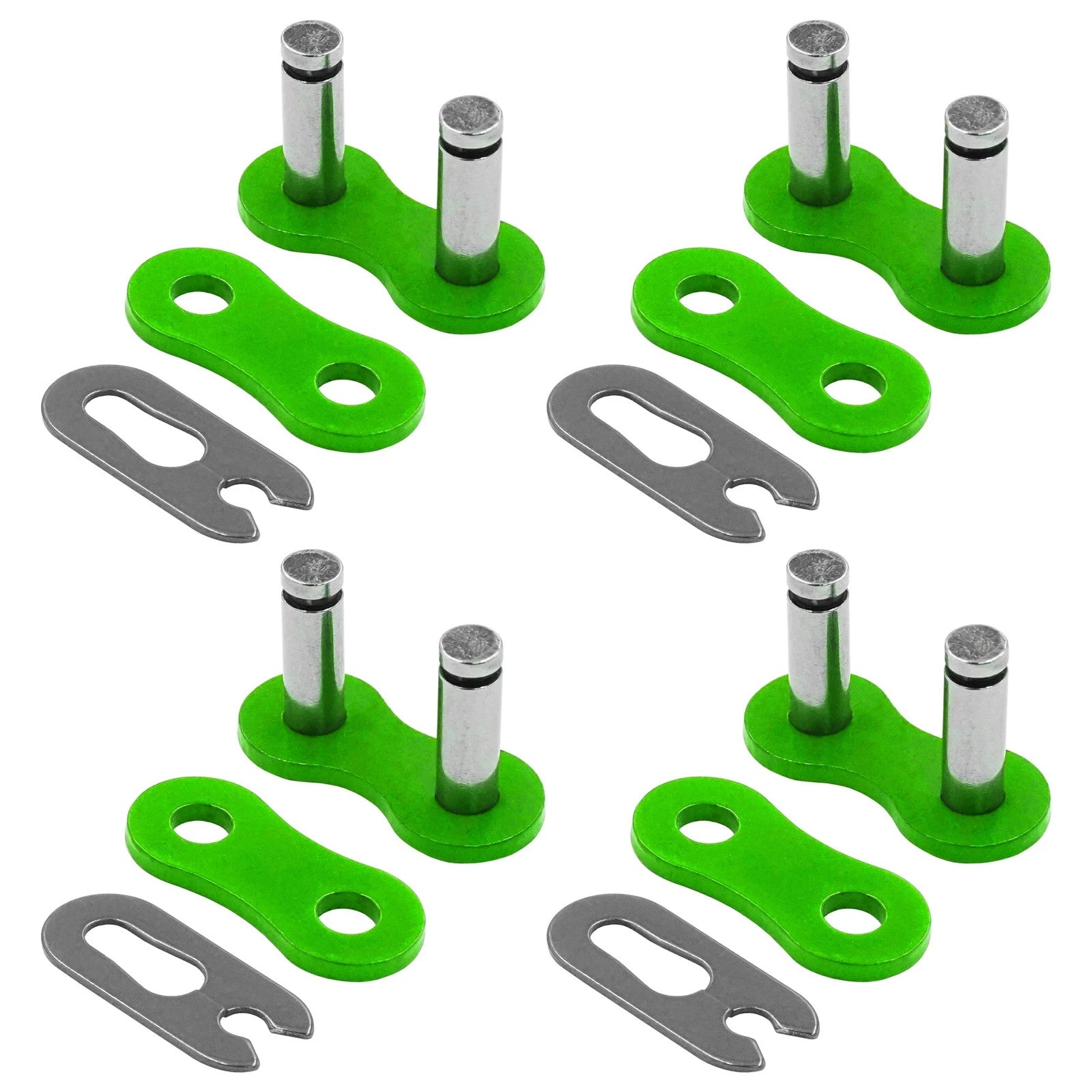 Caltric 520 Chain Master Link For Motorcycle Bike ATV Connecting Link Green