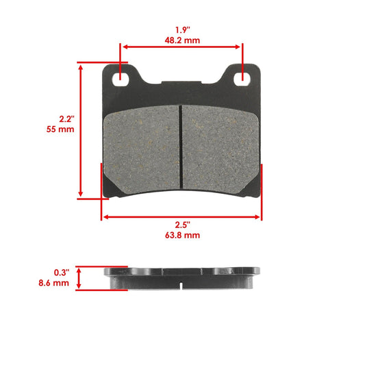Brake Pads for Yamaha V-Star 1100 Classic XVS1100 2000-2009 Rear Brake Pads