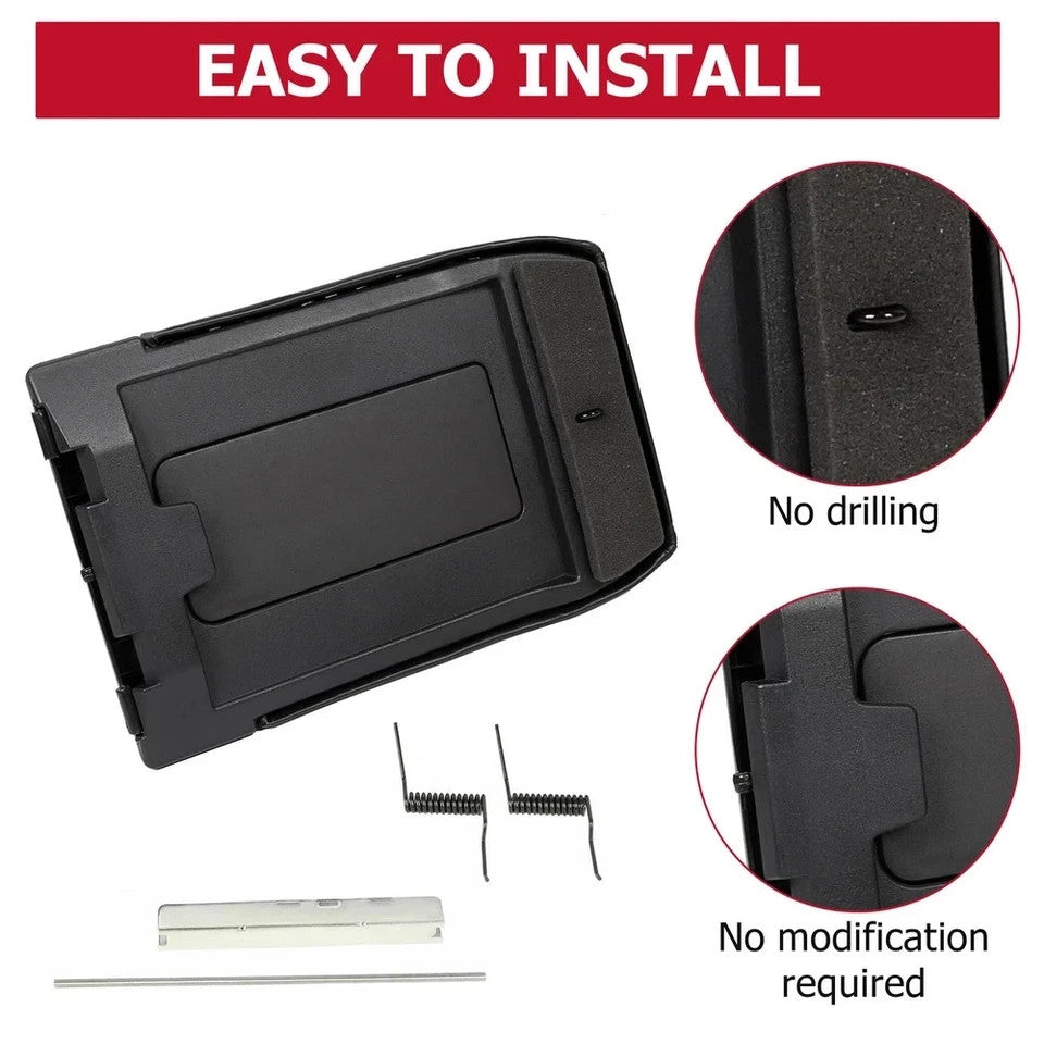 Center Console For 1999-2007 Chevy Silverado Sierra Lid Armrest Latch #19127364