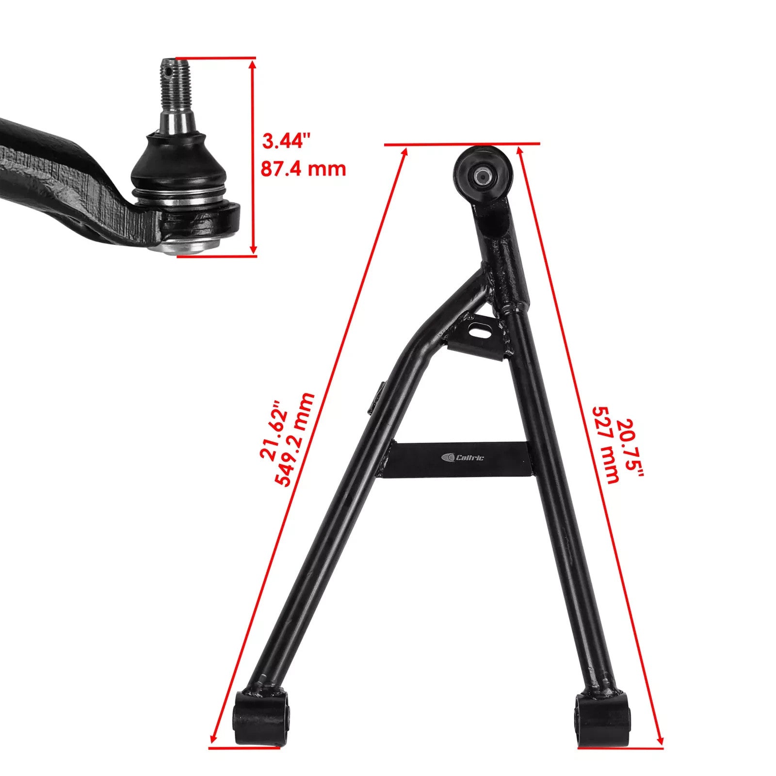 Caltric 51360-HL4-F00ZB 51360-HL4-A00 Front A-Arm For Honda Lower Left