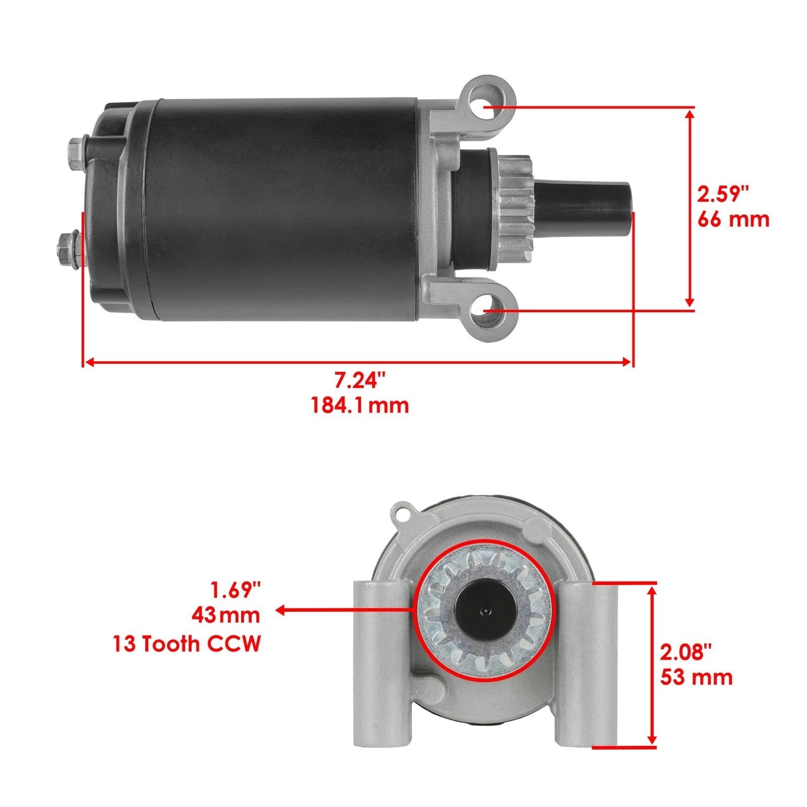 Starter for Kohler 12-098-19 12-098-19S 12-098-21 12-098-21-S