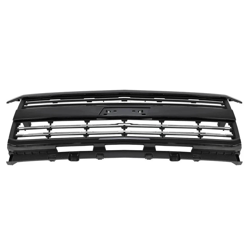 Fits Silverado 2500 HD 3500 HD 2015-2019 Factory Style Grille Hood Black Painted