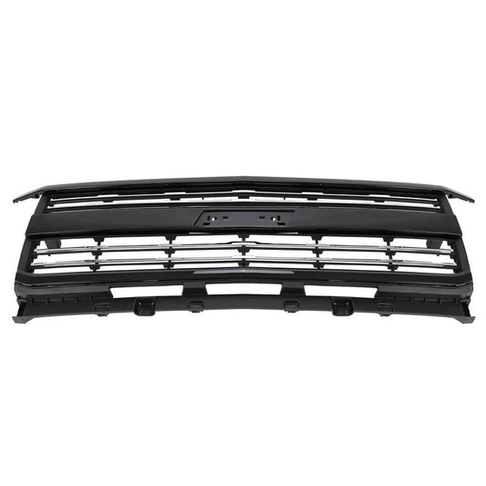 Fits Silverado 2500 HD 3500 HD 2015-2019 Factory Style Grille Hood Black Painted