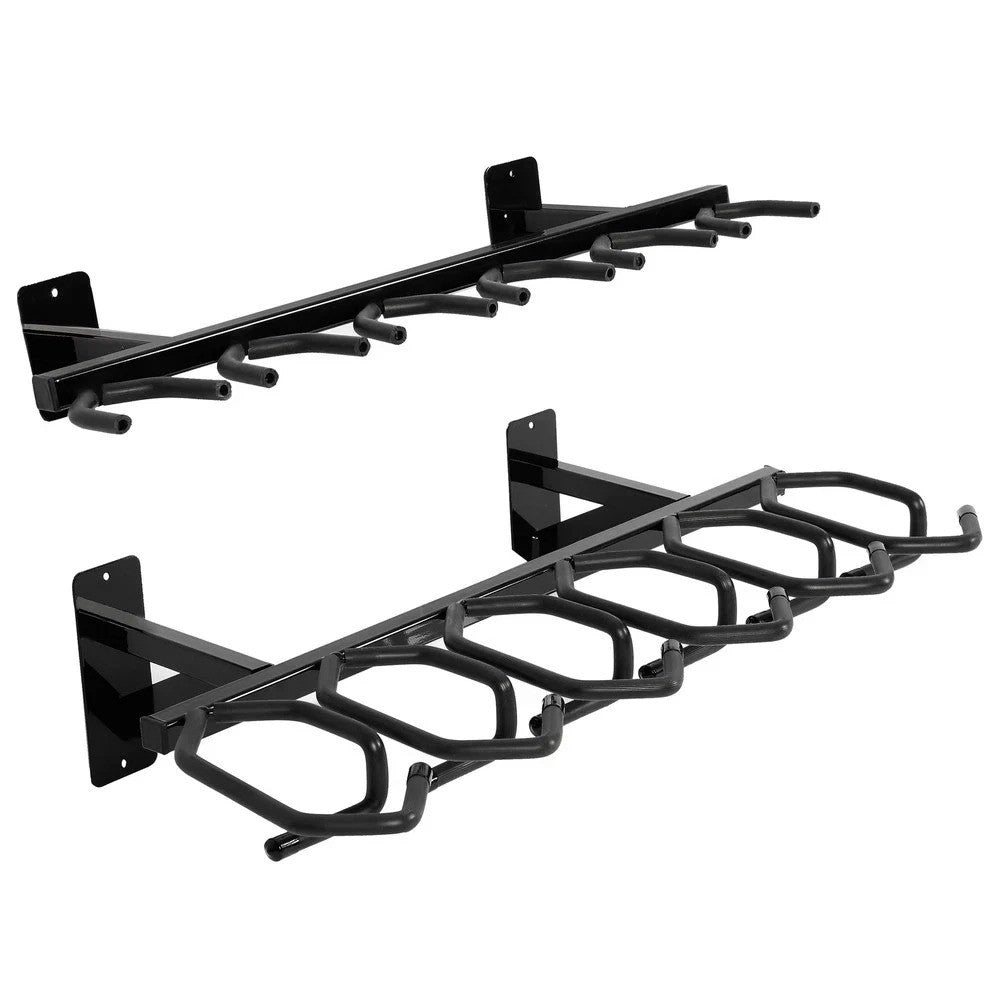 HECASA 6 Gun Rack Vertical For Carbine Hanger Shotgun Hook Wall Mount Display