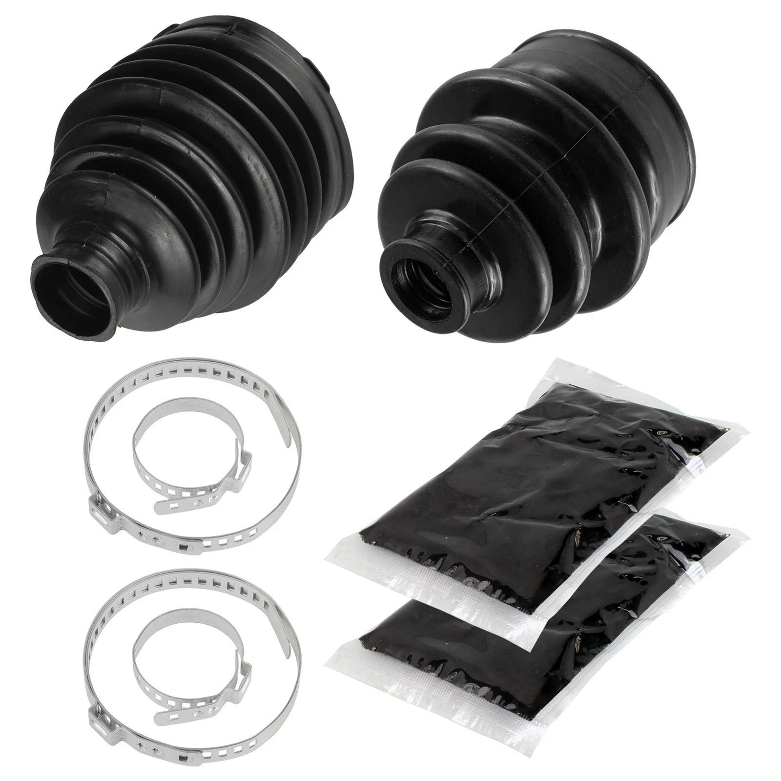 Front Axle Outer And Inner CV Boot Kit for Yamaha Grizzly 700 YFM700 4X4 09-15