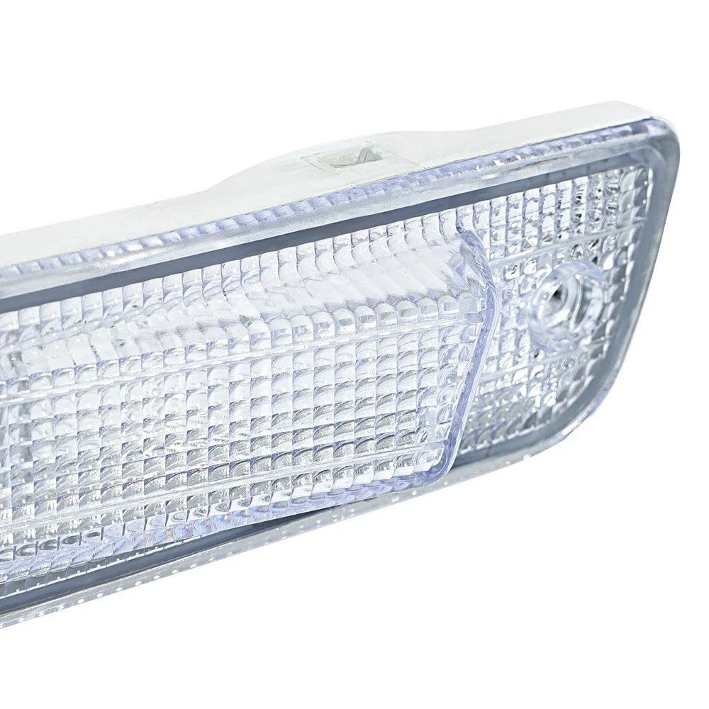 New Chrome Front Bumper Signal Lights LH & RH W/Bulbs For 1990-1994 Lexus LS400