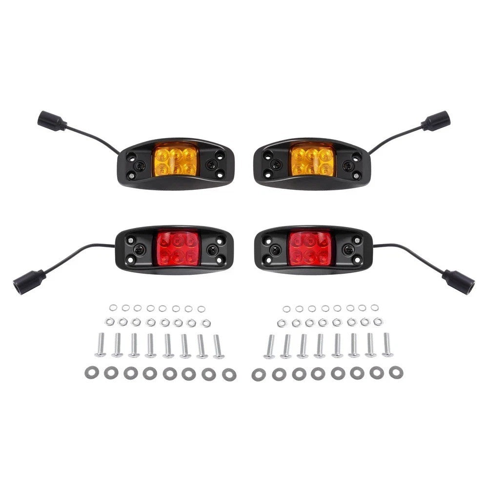 For HMMWV HUMVEE M35A2 2 1/2 Ton 5 Ton Military Trucks 6 LED Side Marker Lights