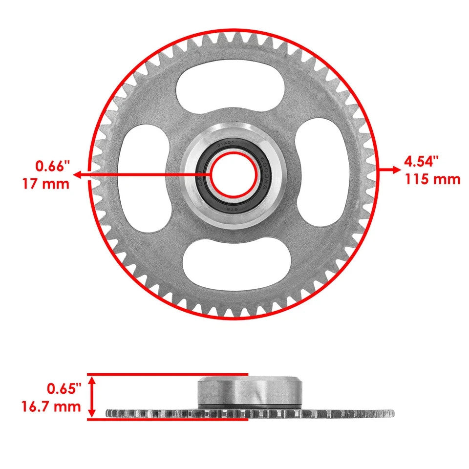 for Yamaha Riva 125 XC125 1985-2001 Starter Clutch Idler Gear Sprag / Riva 125