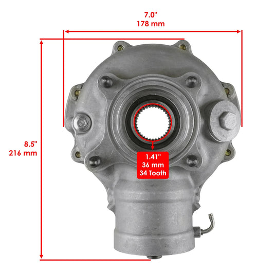 Rear Differential & Prop Shaft For Honda Rancher 420 TRX420FM 4x4 2007-2013