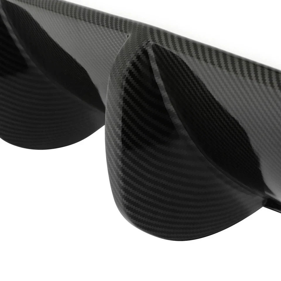 Rear Bumper Diffuser Carbon Fiber Printing For 08-11 Mercedes Benz W204 C-Class