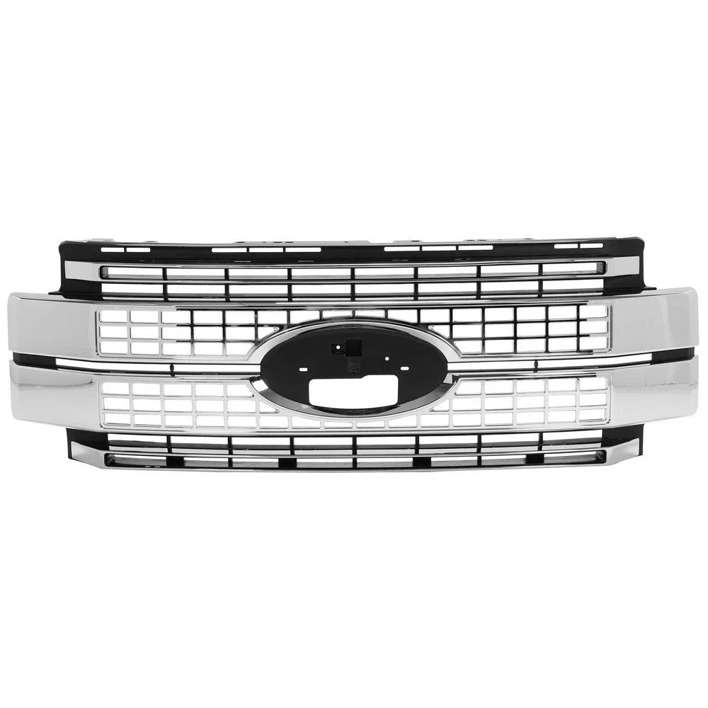 Fits 2017-2019 Super Duty F250 F350 Ford Platinum Bumper Chrome Grille Grill