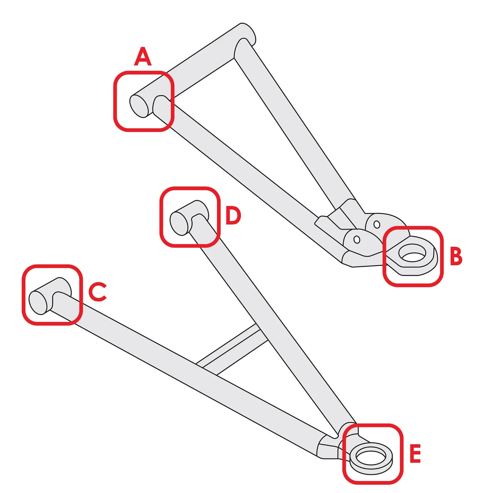 250001032 250000510 503190439 706201063 Front A Arm Bolts For Can-Am CanAm