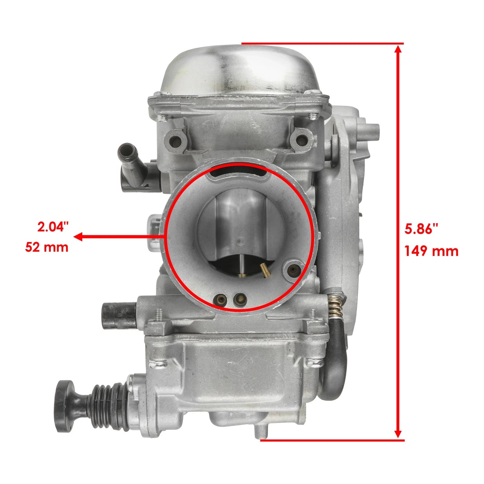 Caltric Carburetor For Kawasaki Prairie KVF400-C KVF400-D Carb 15003-1446