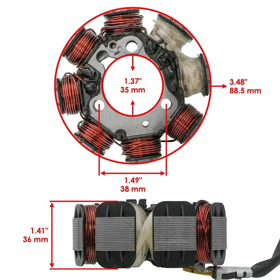 Stator for Honda TRX250TE TRX 250TE Recon 250 ES 2X4 2005 2006 2007 2008-2018