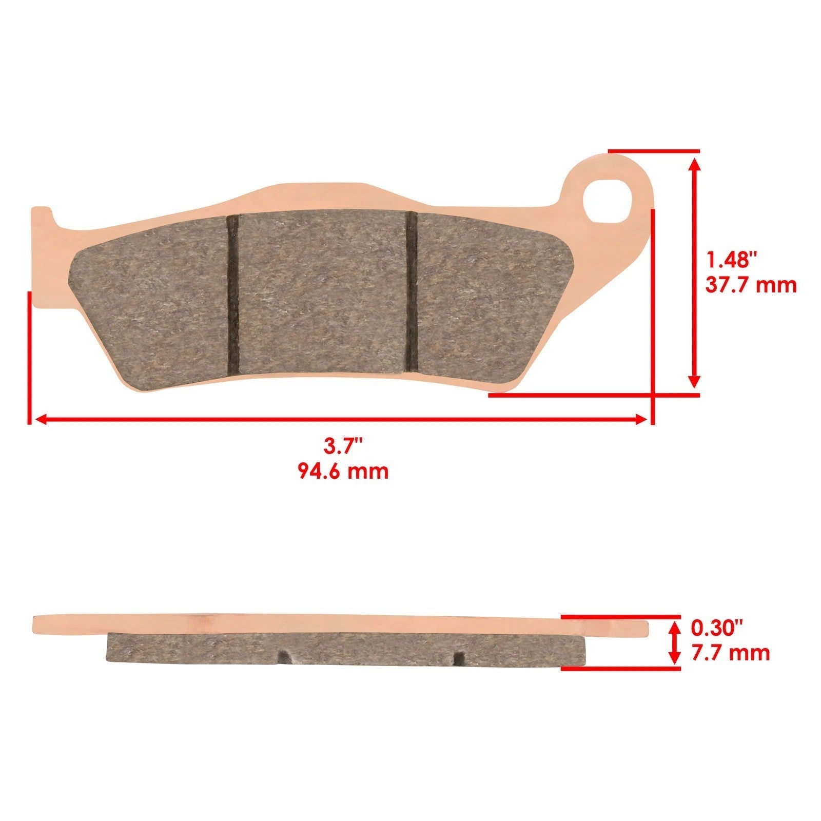 Sintered Brake Pads for KTM 50313030100 59013015144 60113080000 50313030200