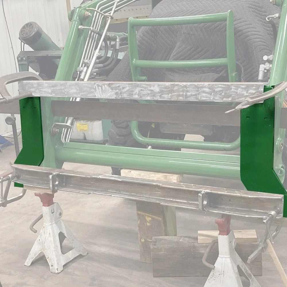 For John Deere Quick Tach Bracket Tractor Loader Brackets Weld On Mounting Set