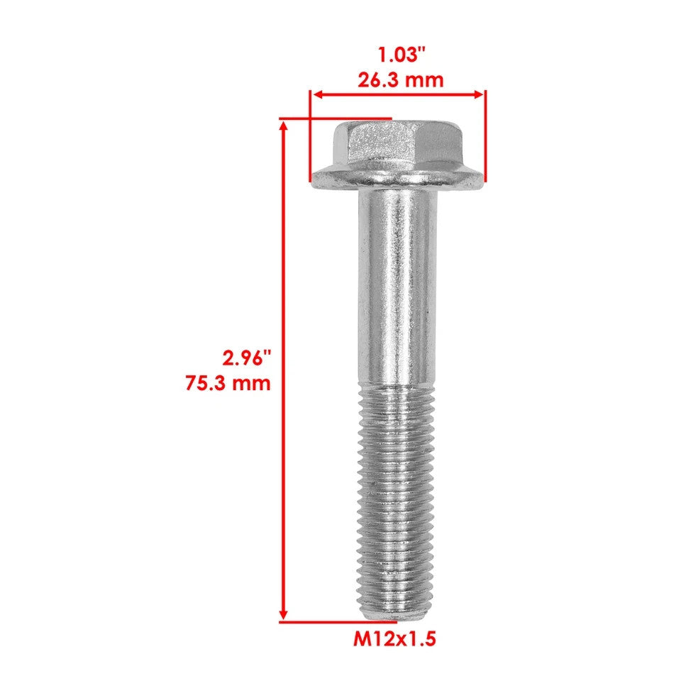 7520477 Front or Rear A Arm Bolt For Polaris RZR XP XP4 Turbo S 2017-2021