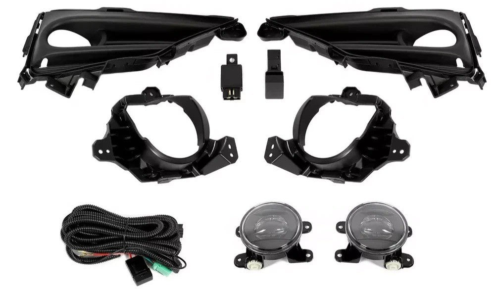 For Honda CRV 2020 2021 2022 LED Bumper Fog Lights Lamps w/Bezel Switch Wiring