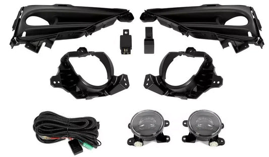 For Honda CRV 2020 2021 2022 LED Bumper Fog Lights Lamps w/Bezel Switch Wiring