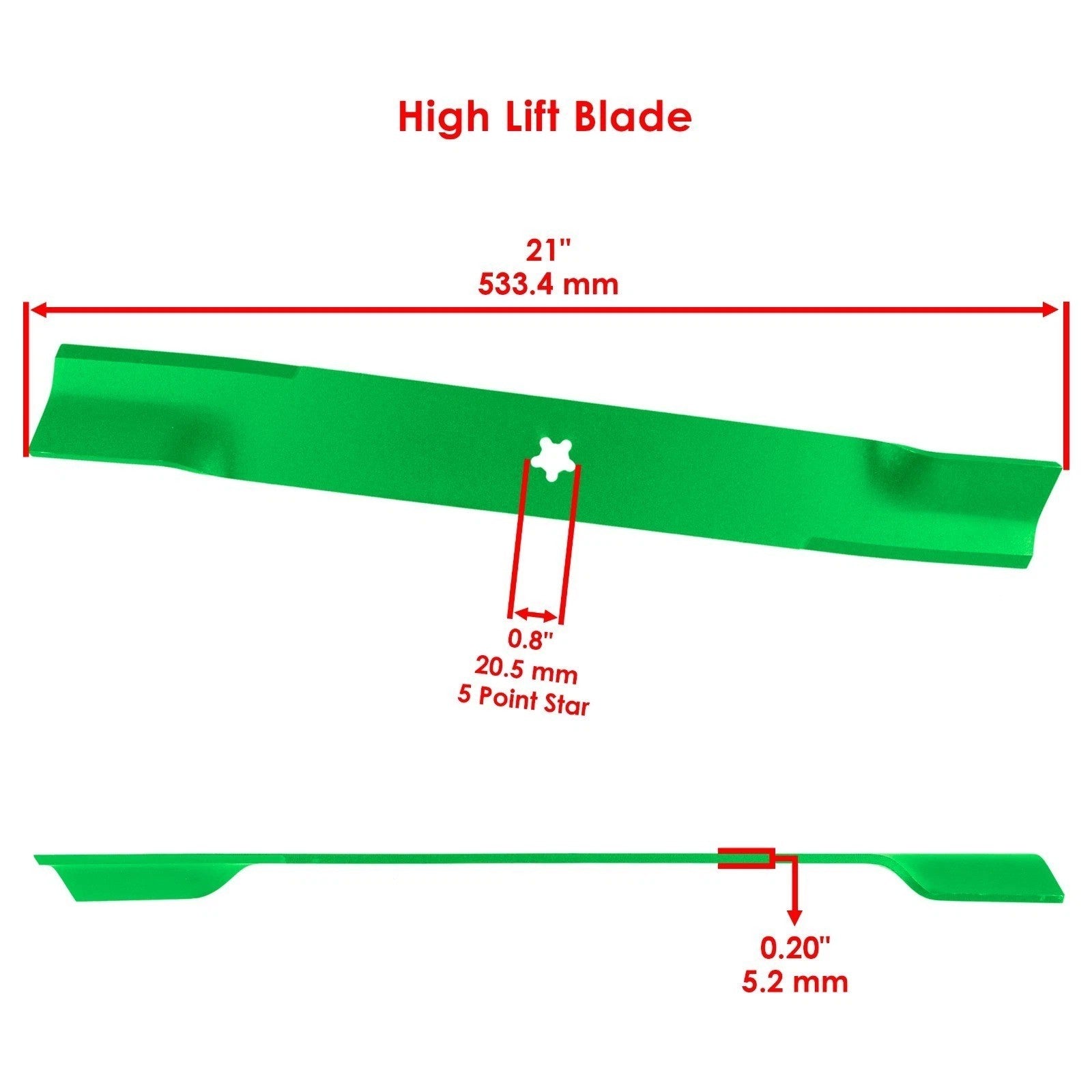 61" Deck Blade For Husqvarna M-ZT61 MZT61 MZ6128 MZ28ZT P-ZT60 PZT60 510417901