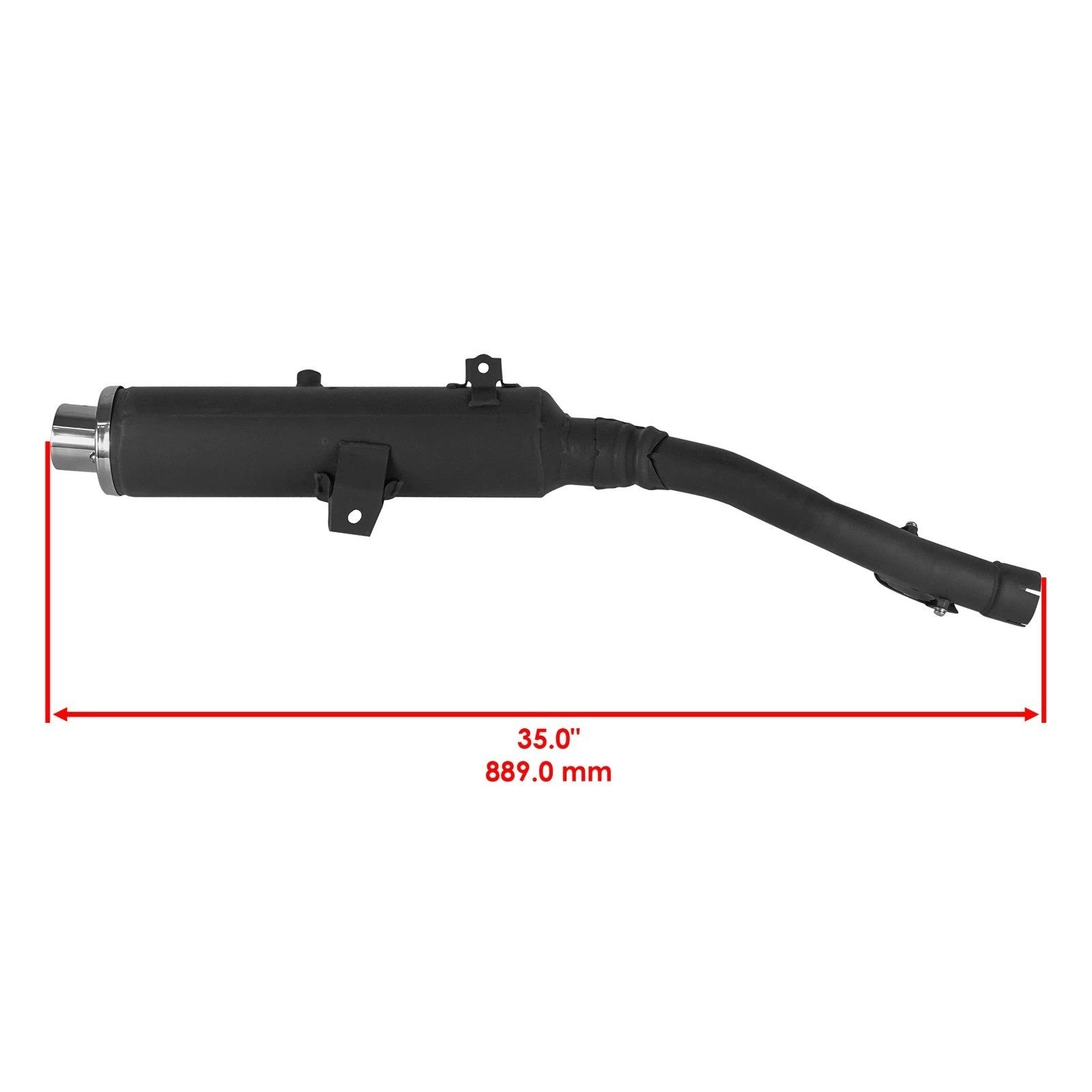 Caltric 5YT-14710-00-00 Exhaust Muffler For Yamaha Raptor 350 YFM350 04-2013