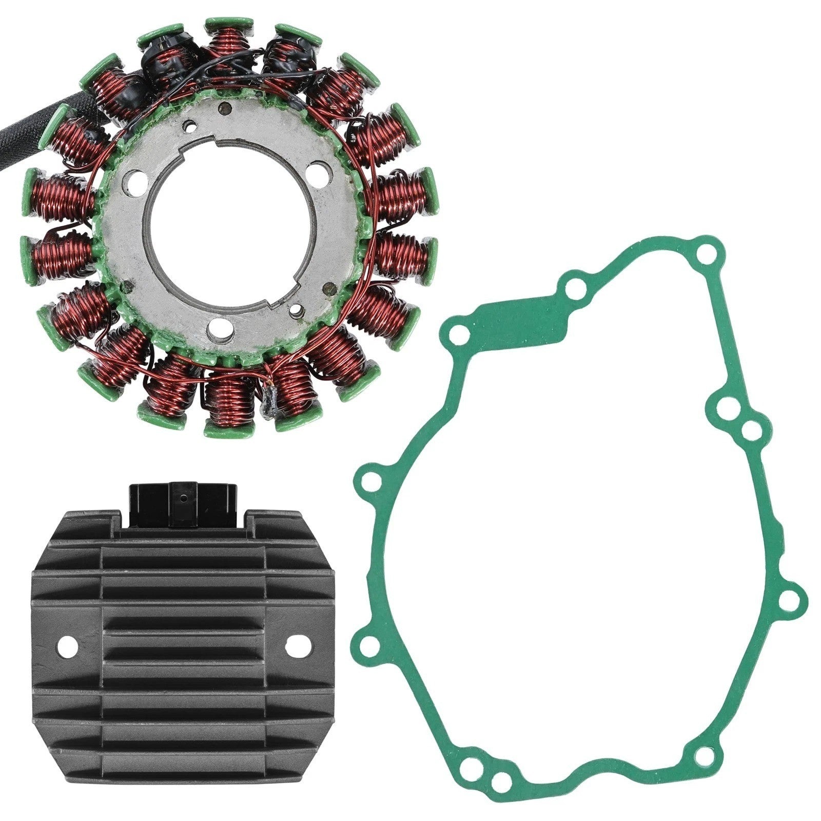 Stator And Regulator Rectifier W/Gasket for Yamaha FZ6 Fzs6 2004-2009