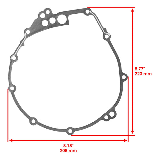 Clutch Crankcase Cover Gasket for Yamaha FZ6R 2009-2017