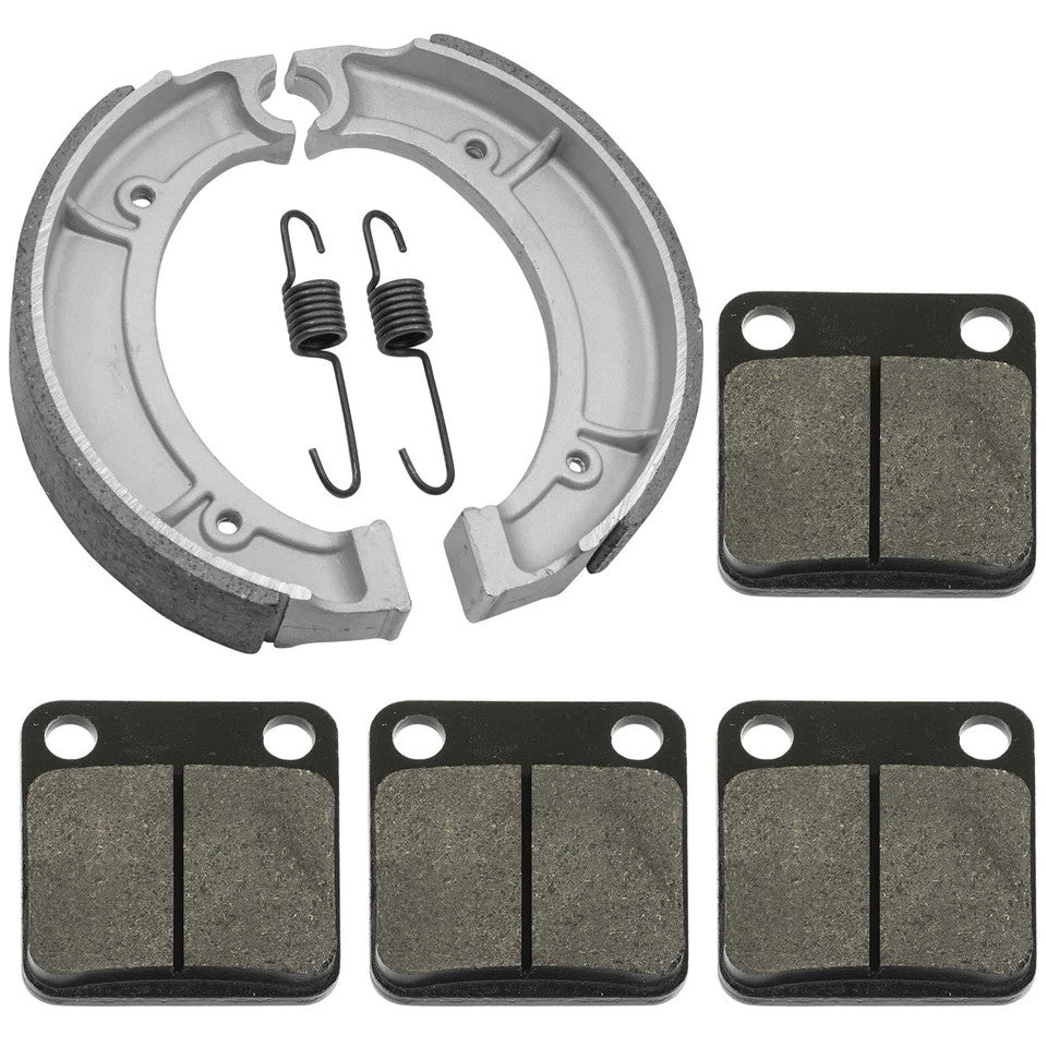 for Yamaha Big Bear 400 YFM400 2WD 4WD 2000-2004 Front Rear Brake Pads Shoes