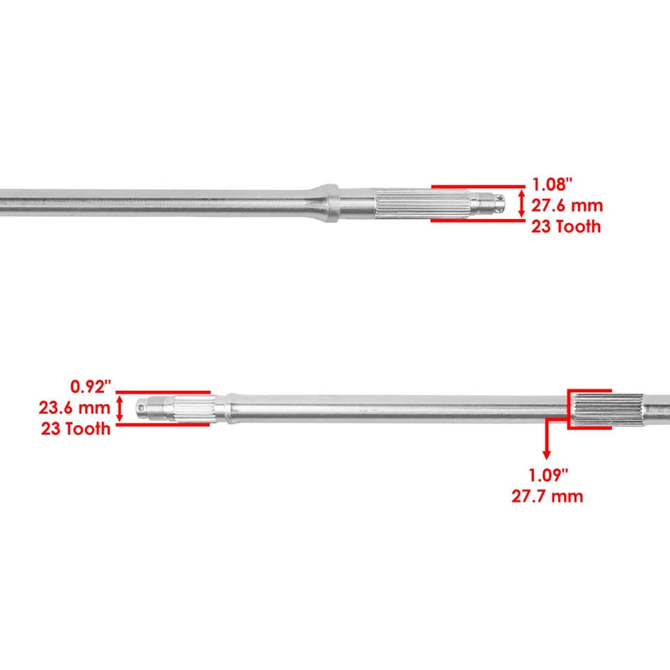 Complete Rear Differential Axle For Honda TRX500 Fe Foreman 500 4X4 Es 2005-2011