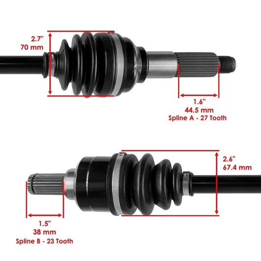 Rear Left Or Right CV Joint Axle For Yamaha Grizzly 450 YFM450 4X4 2011-2014