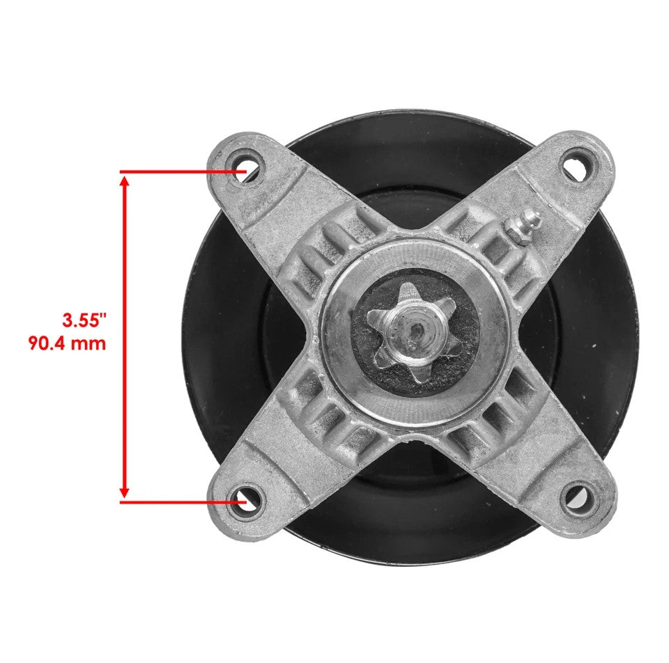 Spindle & Blade for White Outdoor ZT-50 ZT-5000 ZT-22 Q626 618-04126 50" 3x