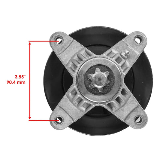 Spindle & Blade for White Outdoor ZT-50 ZT-5000 ZT-22 Q626 618-04126 50" 3x